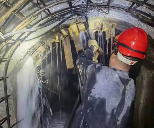 彭市镇大坝堵漏